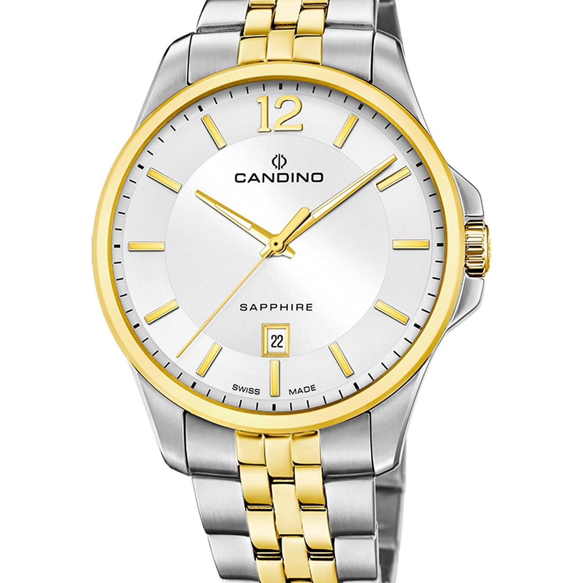CANDINO - Reloj C4763/1 Candino Swiss Blanco Hombre Couples Classic
