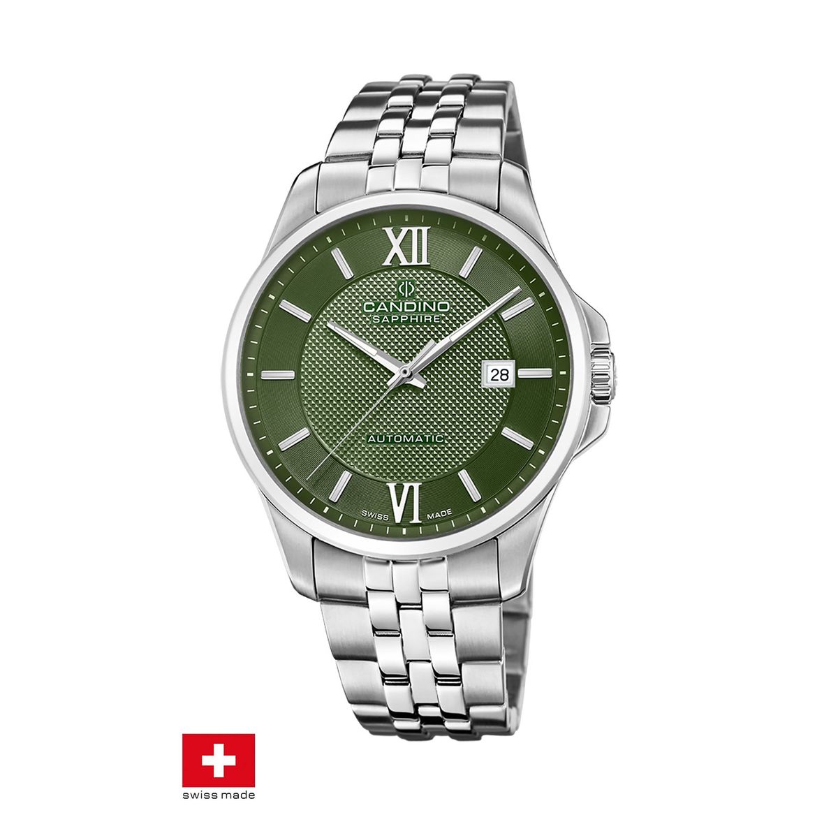 CANDINO - Reloj C4768/3 Candino Swiss Verde Hombre Automático