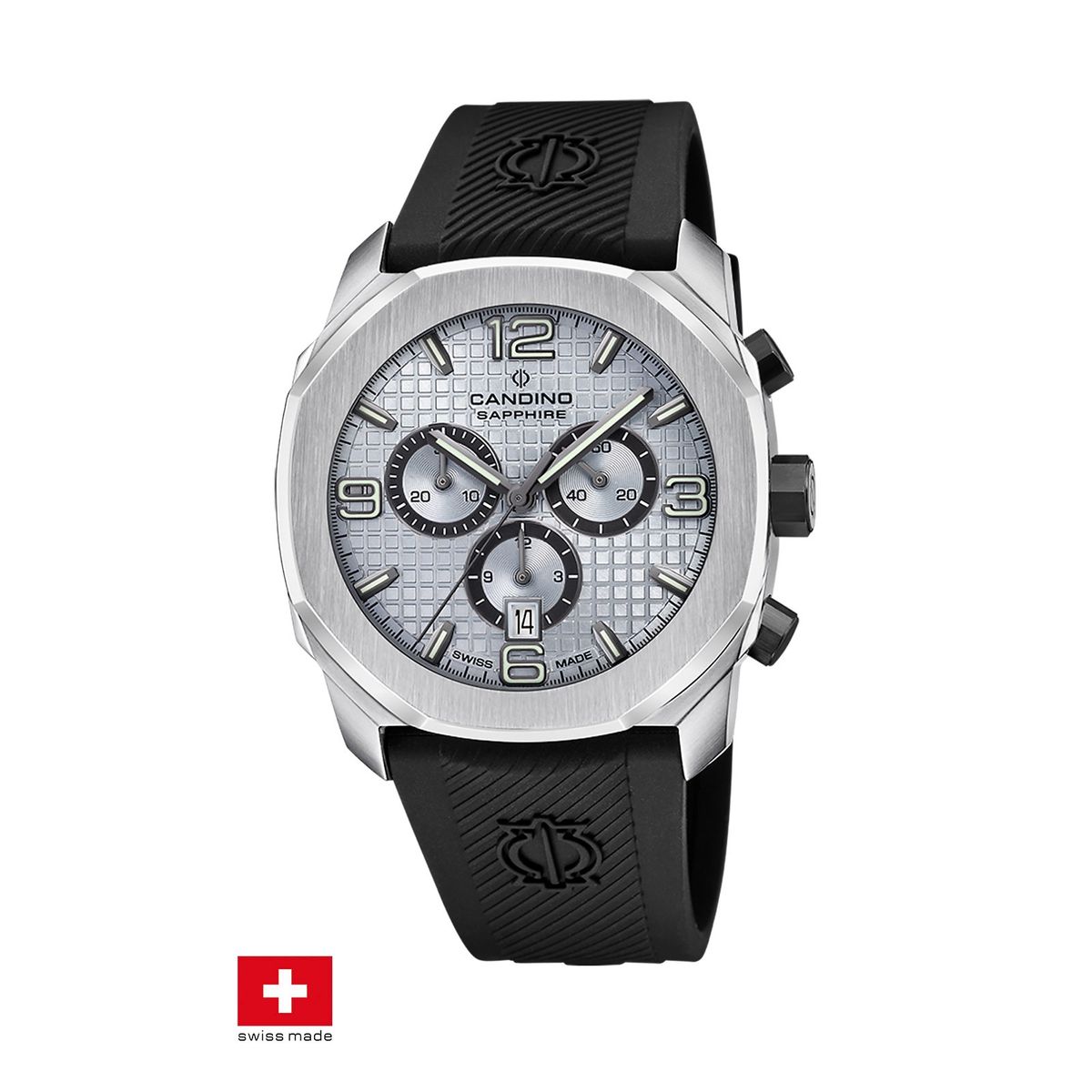 CANDINO - Reloj C4774/3 Candino Swiss Plateado Hombre Couple Sport