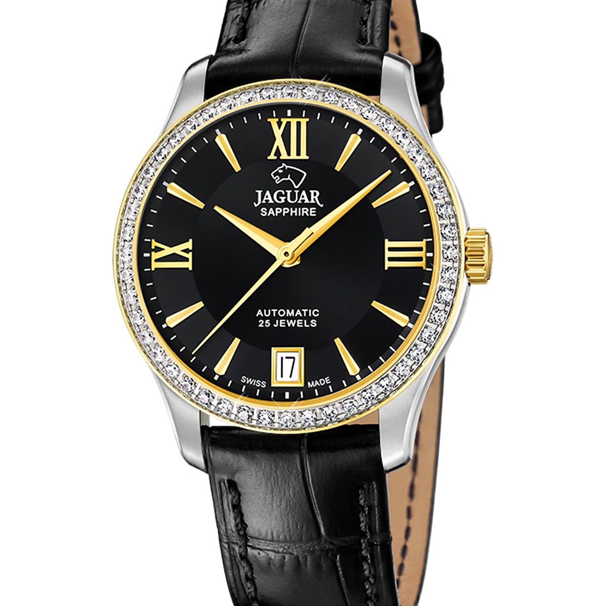 JAGUAR - Reloj J998/B Jaguar Swiss Plateado Mujer Automático