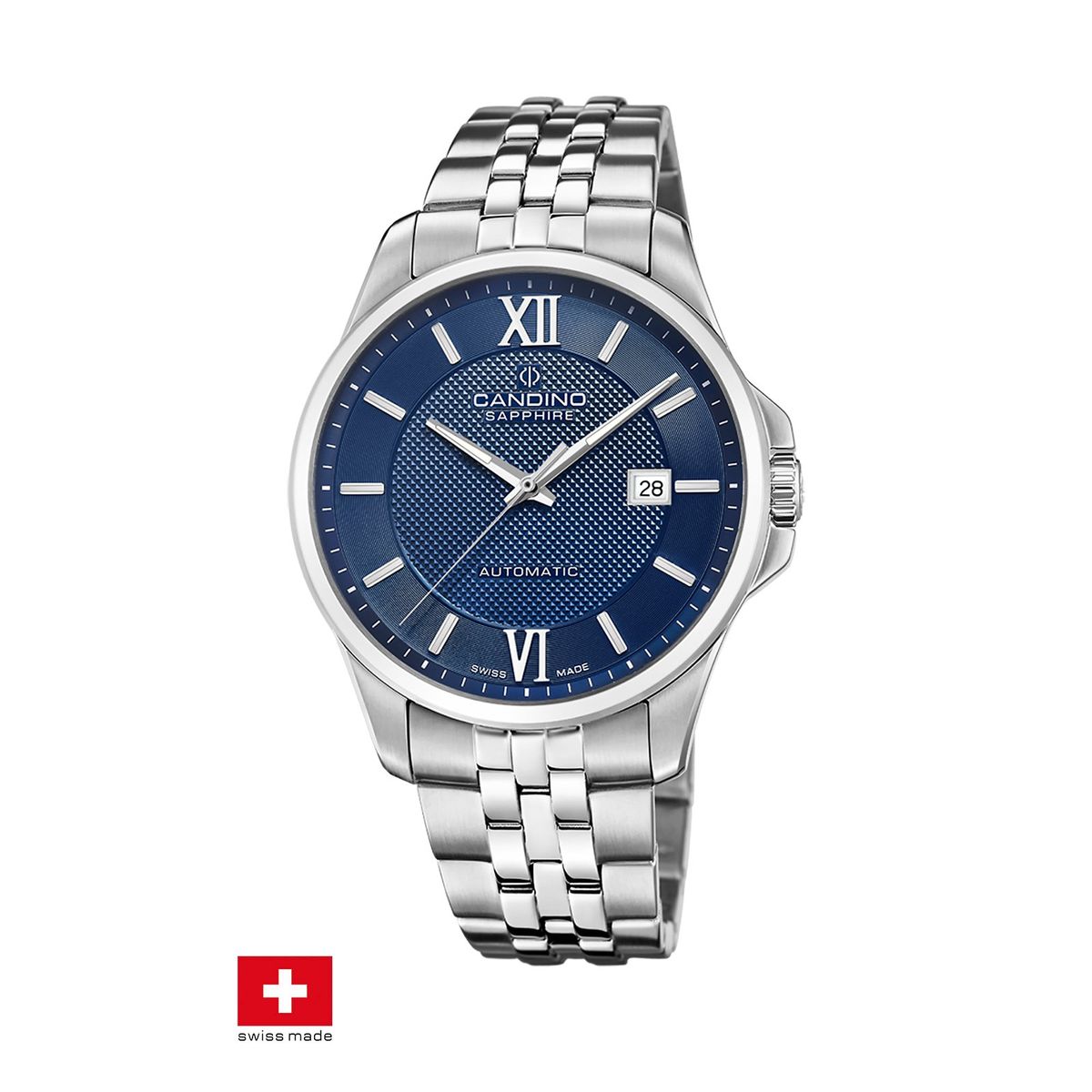 CANDINO - Reloj C4768/2 Candino Swiss Azul Hombre Automático