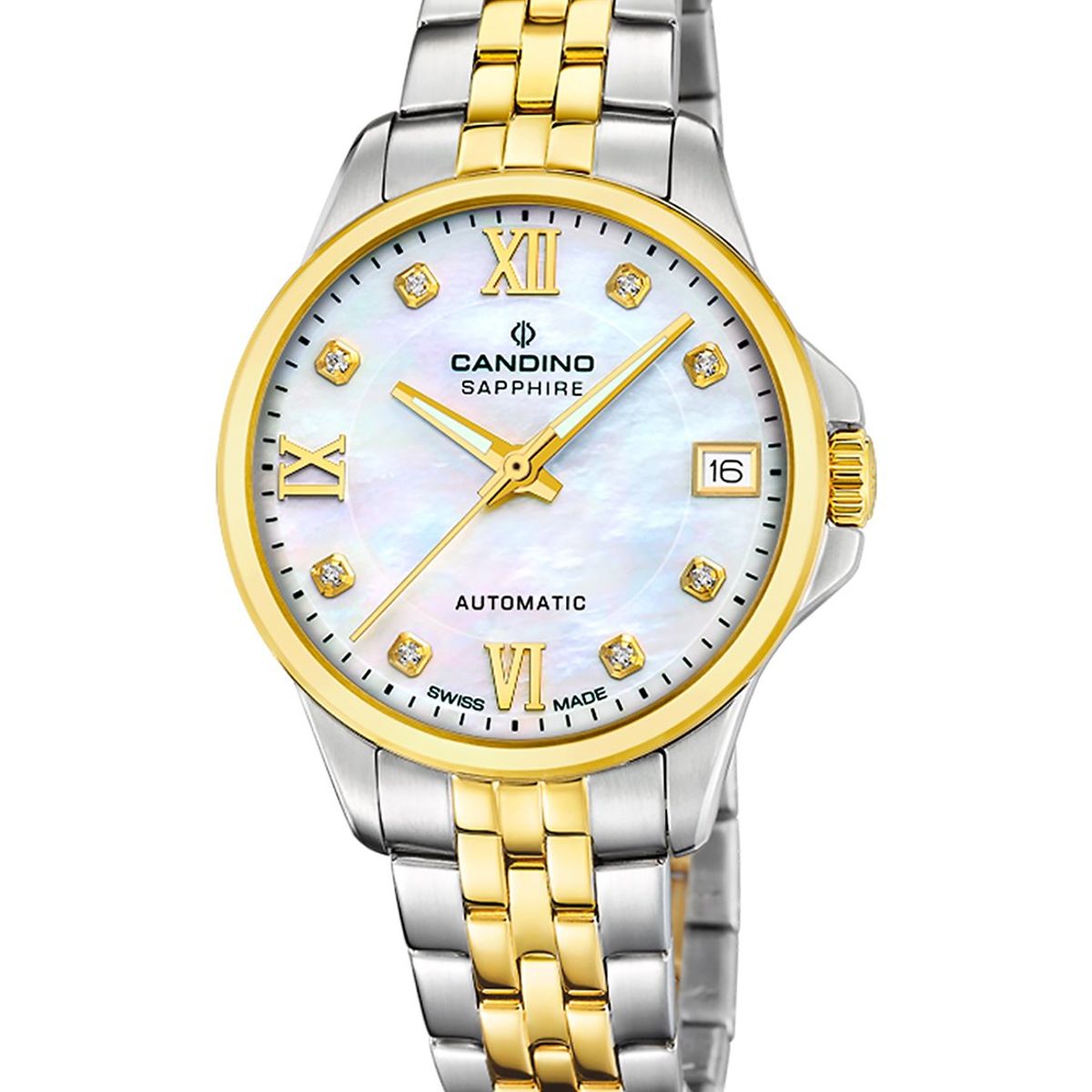 CANDINO - Reloj C4771/1 Candino Swiss Plateado Mujer Automático
