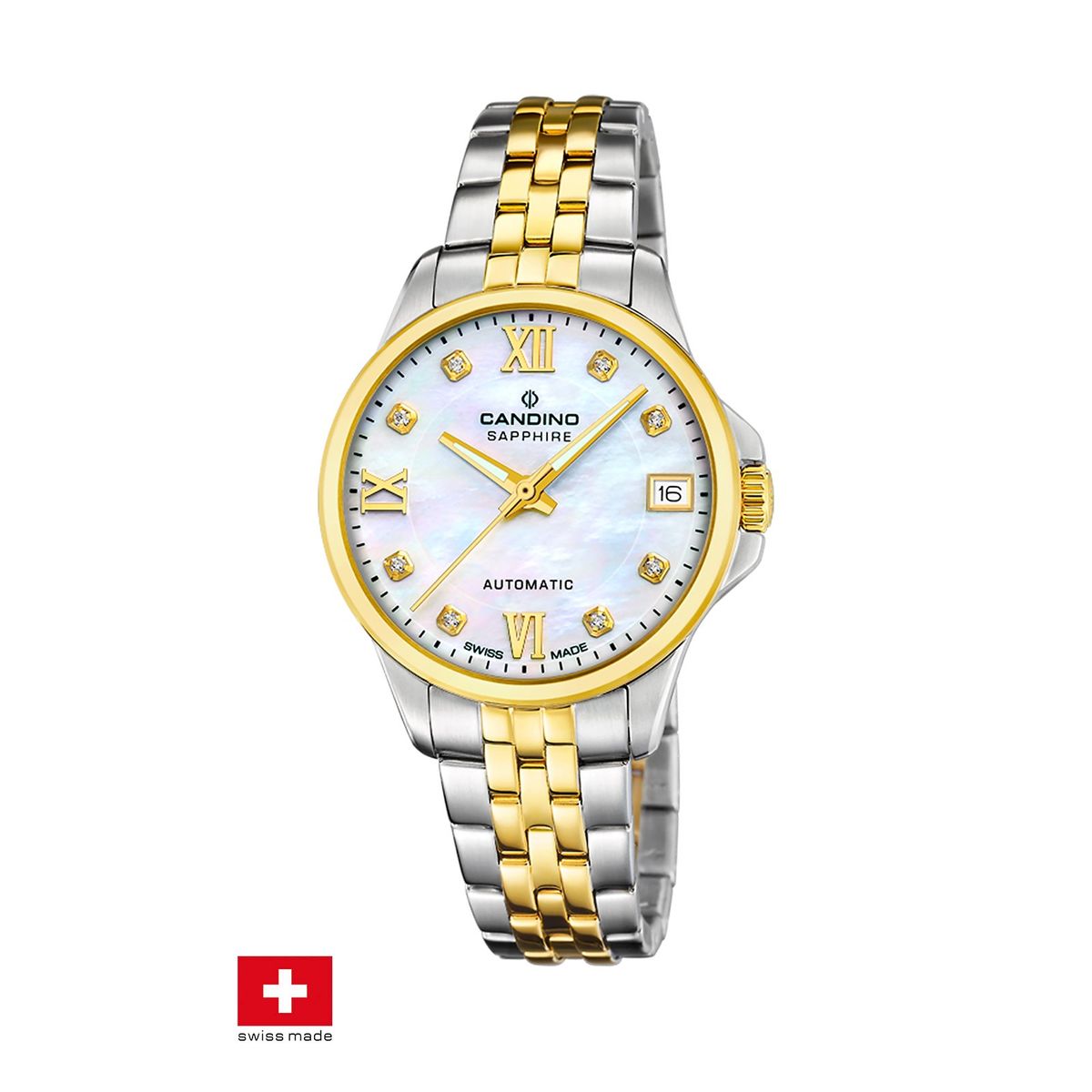 CANDINO - Reloj C4771/1 Candino Swiss Plateado Mujer Automático