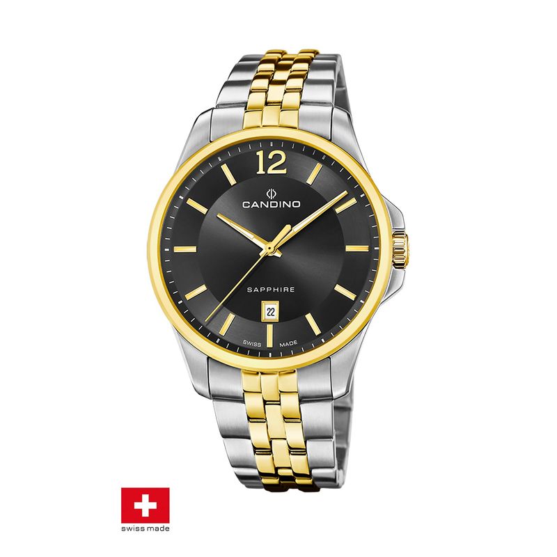 CANDINO - Reloj C4763/4 Candino Swiss Negro Hombre Couples Classic