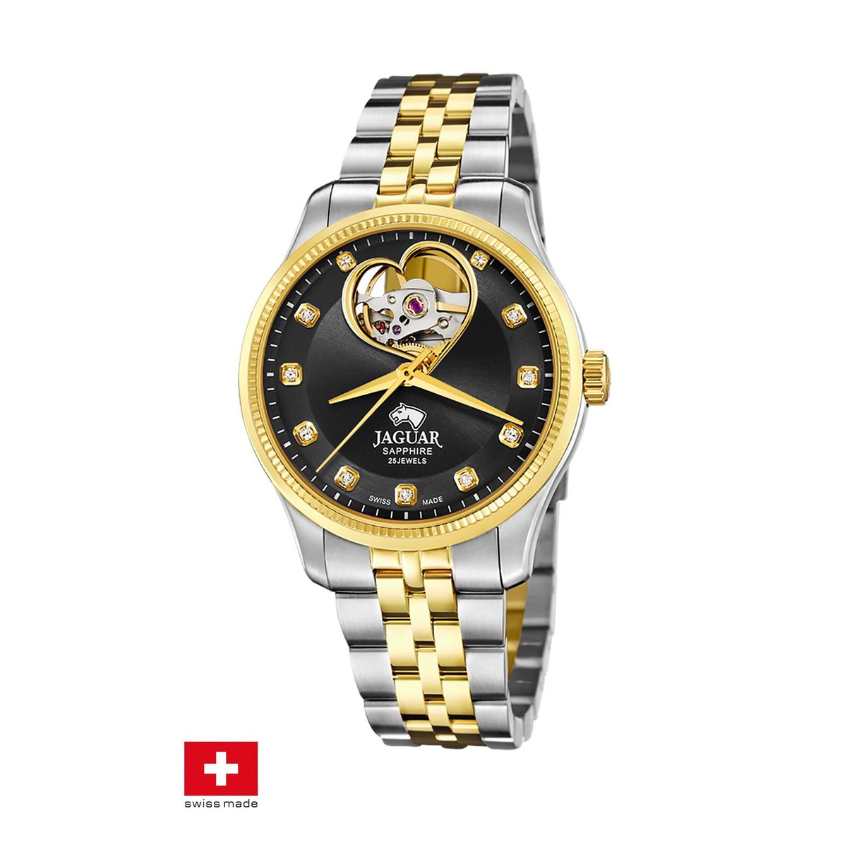 JAGUAR - Reloj J995/2 Jaguar Swiss Negro Mujer Automático