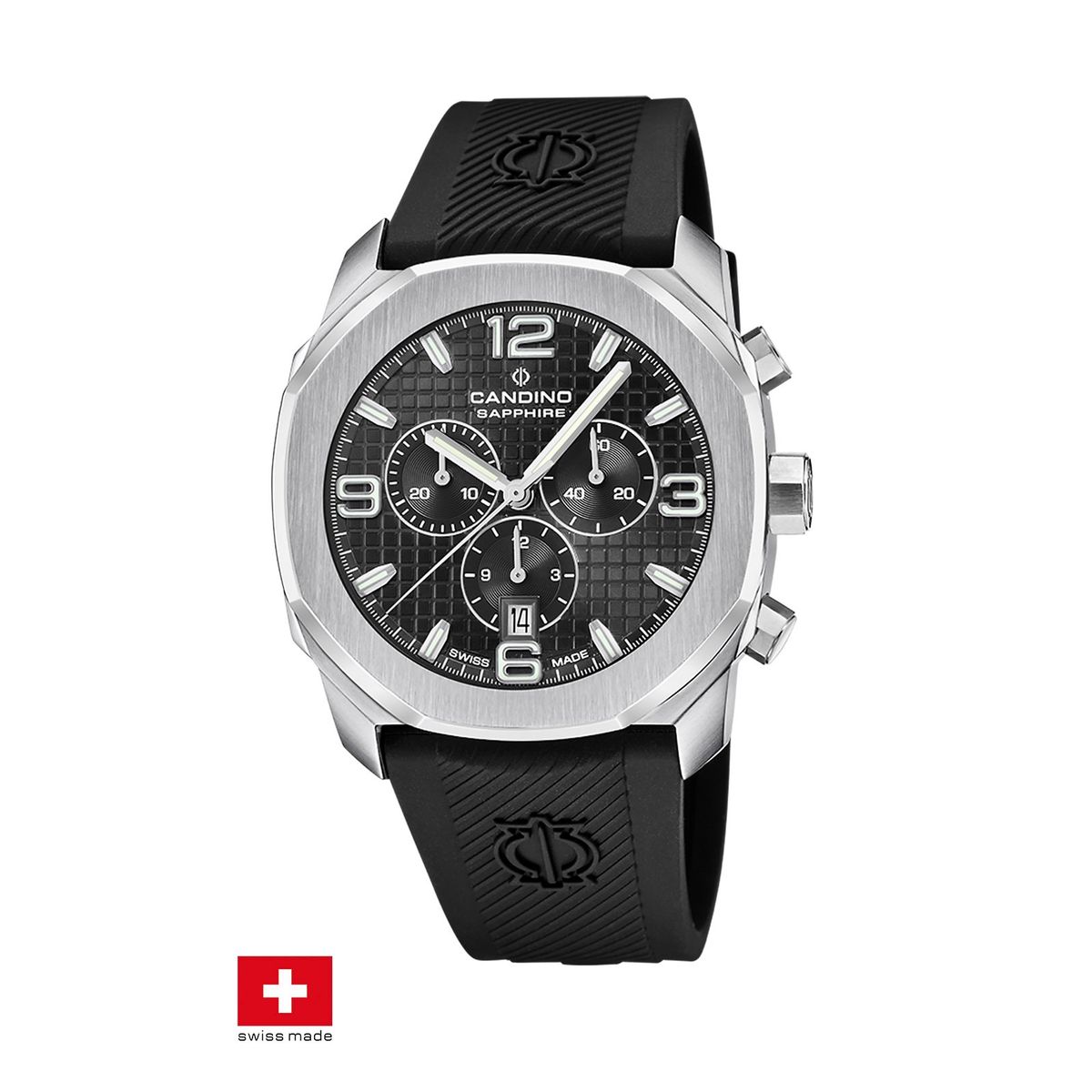CANDINO - Reloj C4774/6 Candino Swiss Negro Hombre Couple Sport