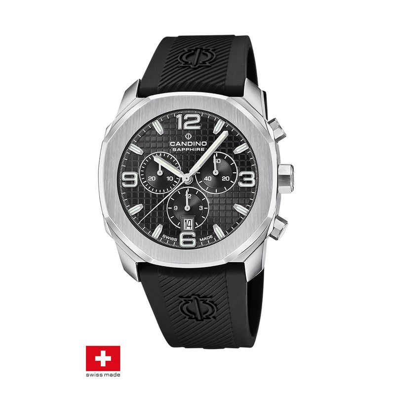 CANDINO - Reloj C4774/6 Candino Swiss Negro Hombre Couple Sport