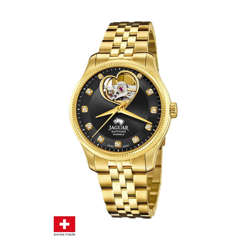 JAGUAR - Reloj J996/2 Jaguar Swiss Negro Mujer Automático