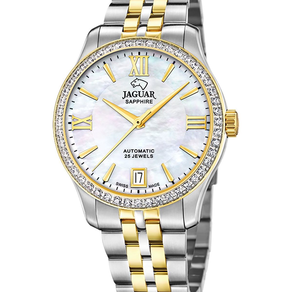 JAGUAR - Reloj J998/1 Jaguar Swiss Blanco Mujer Automático
