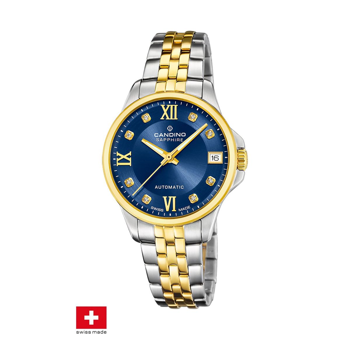 CANDINO - Reloj C4771/3 Candino Swiss Azul Mujer Automático