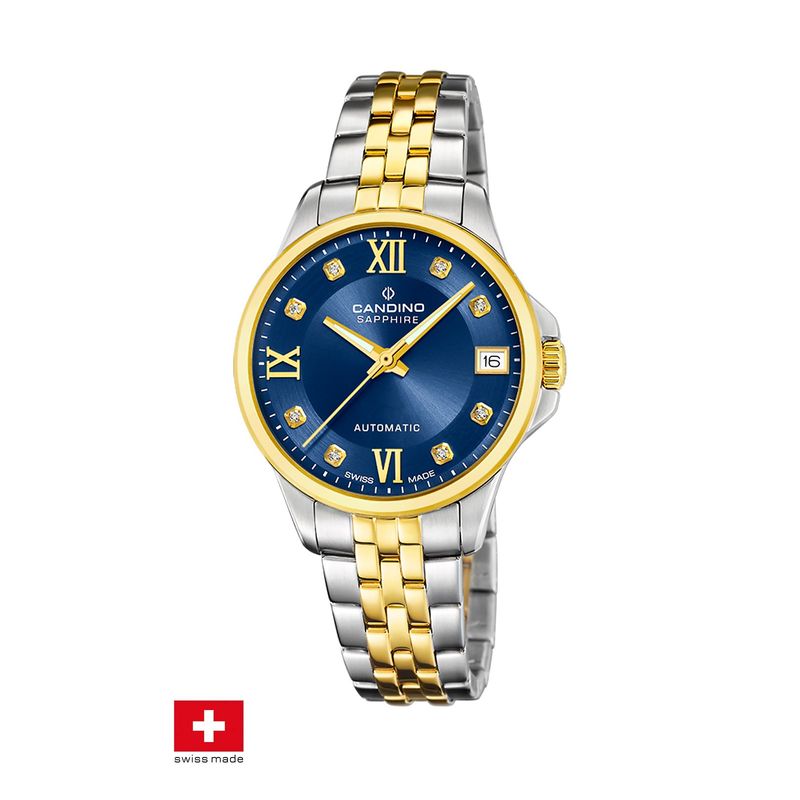 CANDINO - Reloj C4771/3 Candino Swiss Azul Mujer Automático