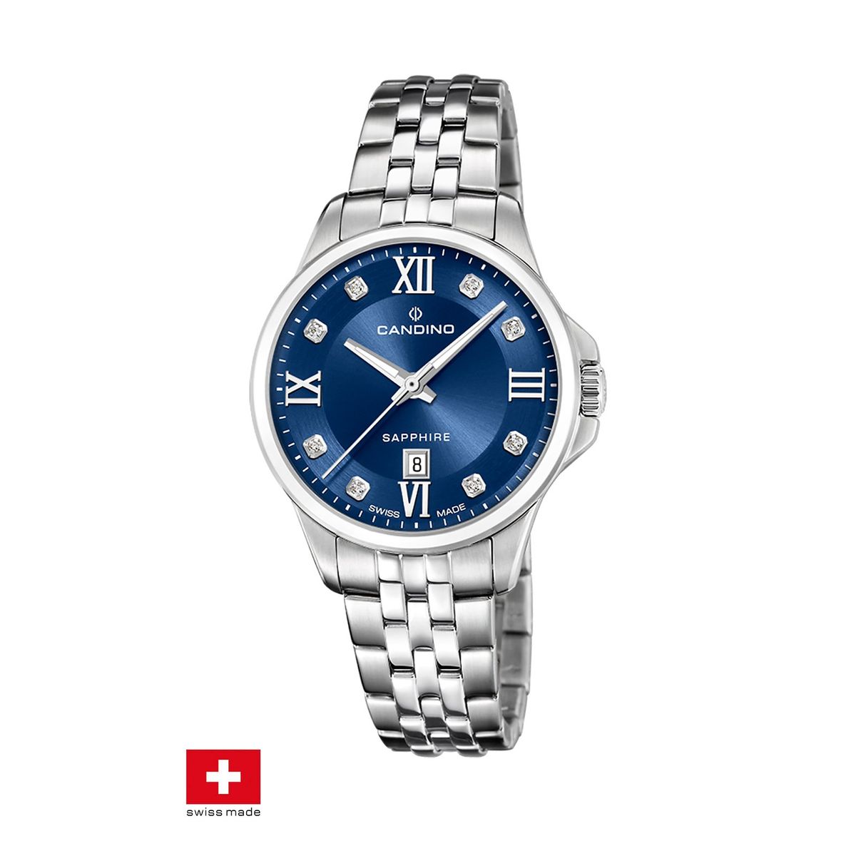 CANDINO - Reloj C4766/4 Candino Swiss Azul Mujer Couples Classic