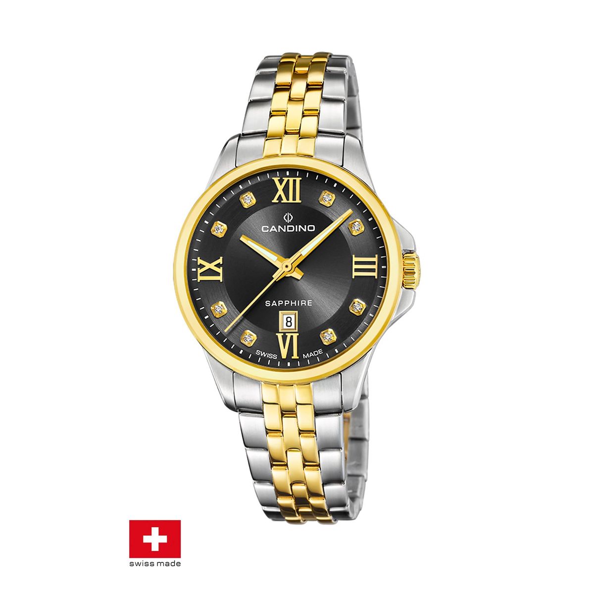 CANDINO - Reloj C4767/5 Candino Swiss Negro Mujer Couples Classic