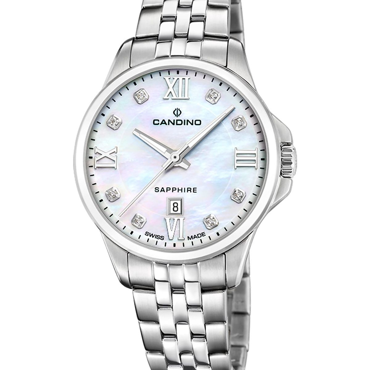 CANDINO - Reloj C4766/1 Candino Swiss Blanco Mujer Couples Classic