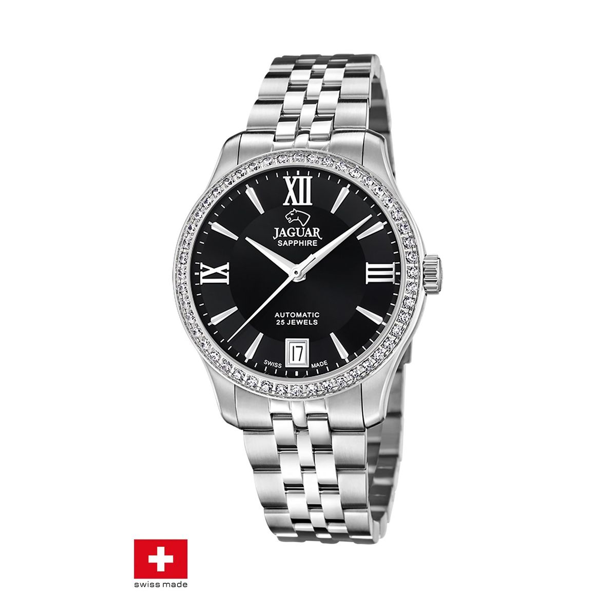 JAGUAR - Reloj J997/2 Jaguar Swiss Negro Mujer Automático