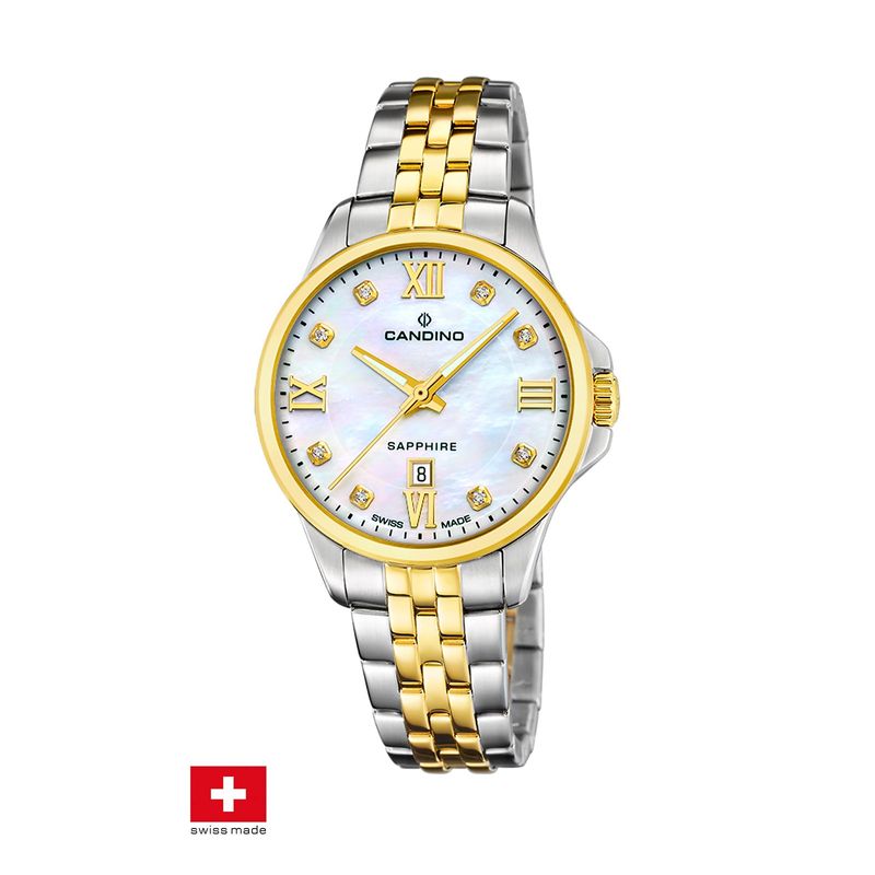 CANDINO - Reloj C4767/1 Candino Swiss Blanco Mujer Couples Classic