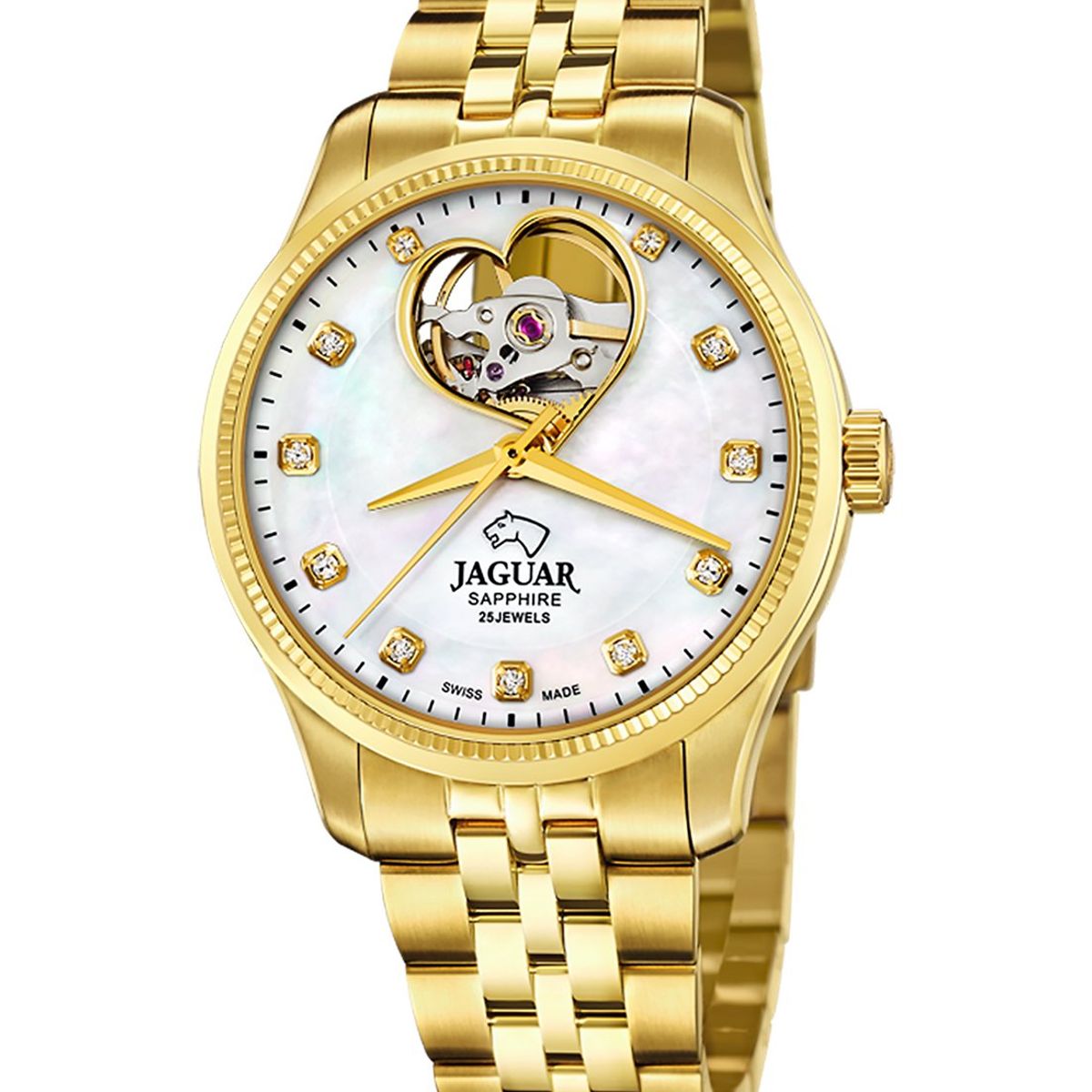 JAGUAR - Reloj J996/1 Jaguar Swiss Blanco Mujer Automático