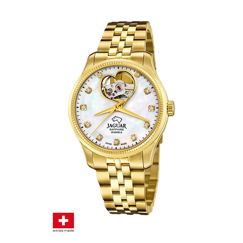 JAGUAR - Reloj J996/1 Jaguar Swiss Blanco Mujer Automático