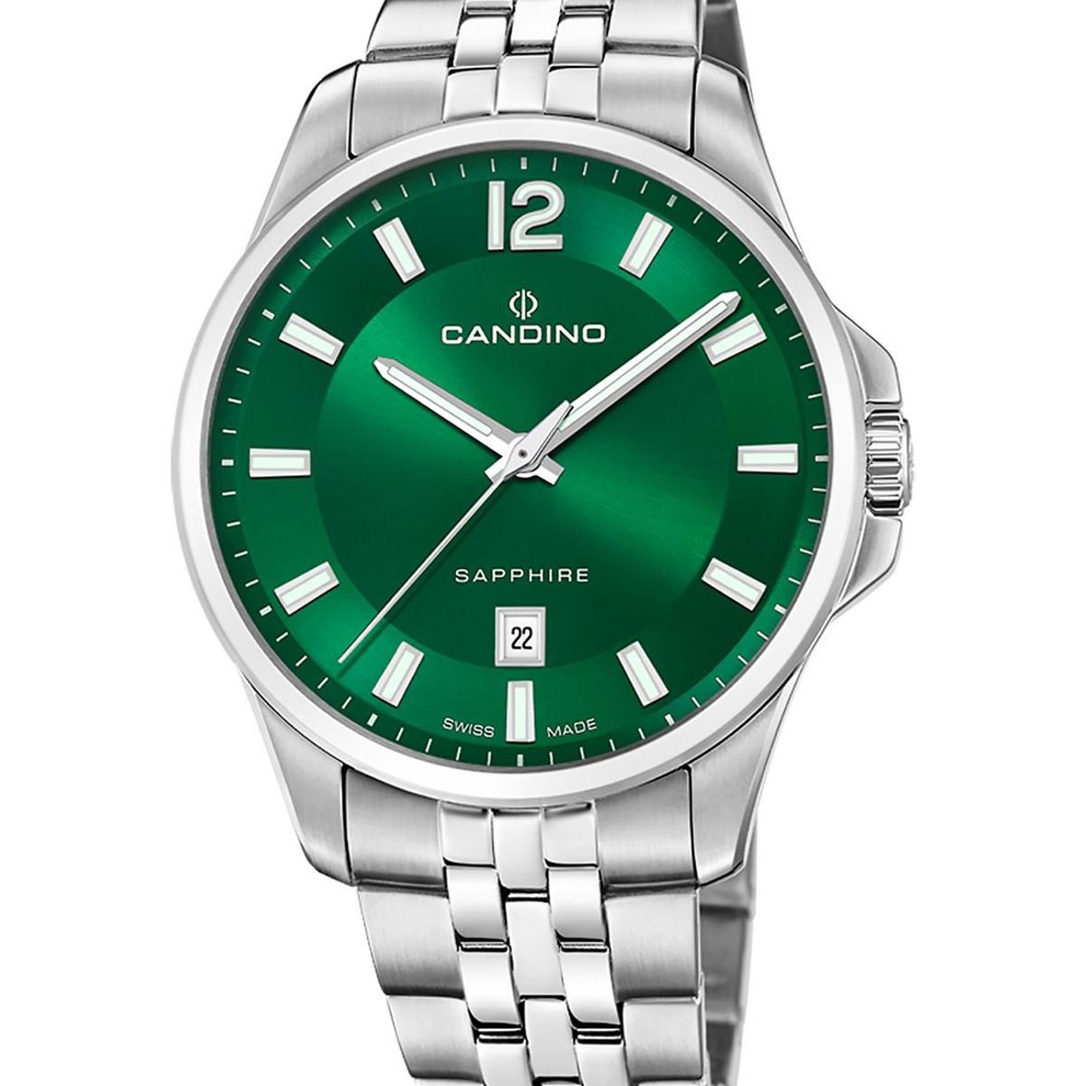CANDINO - Reloj C4764/3 Candino Swiss Verde Hombre Couples Classic