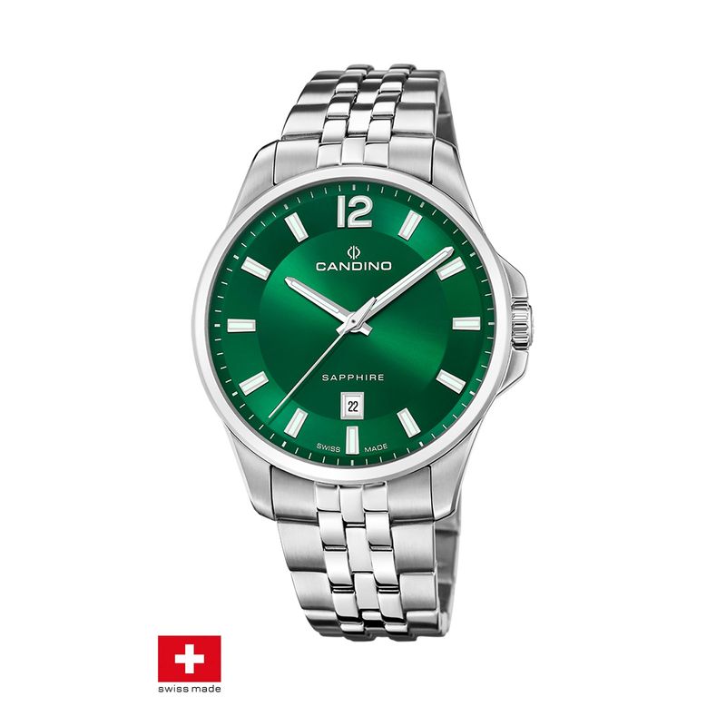 CANDINO - Reloj C4764/3 Candino Swiss Verde Hombre Couples Classic