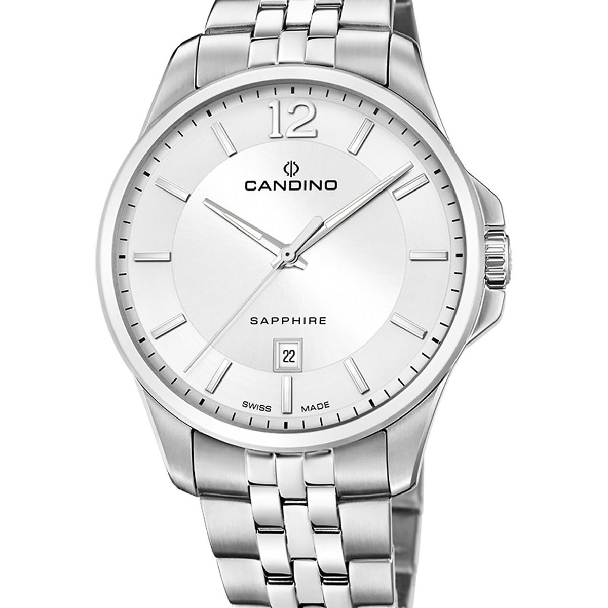 CANDINO - Reloj C4762/1 Candino Swiss Plateado Hombre Couples Classic