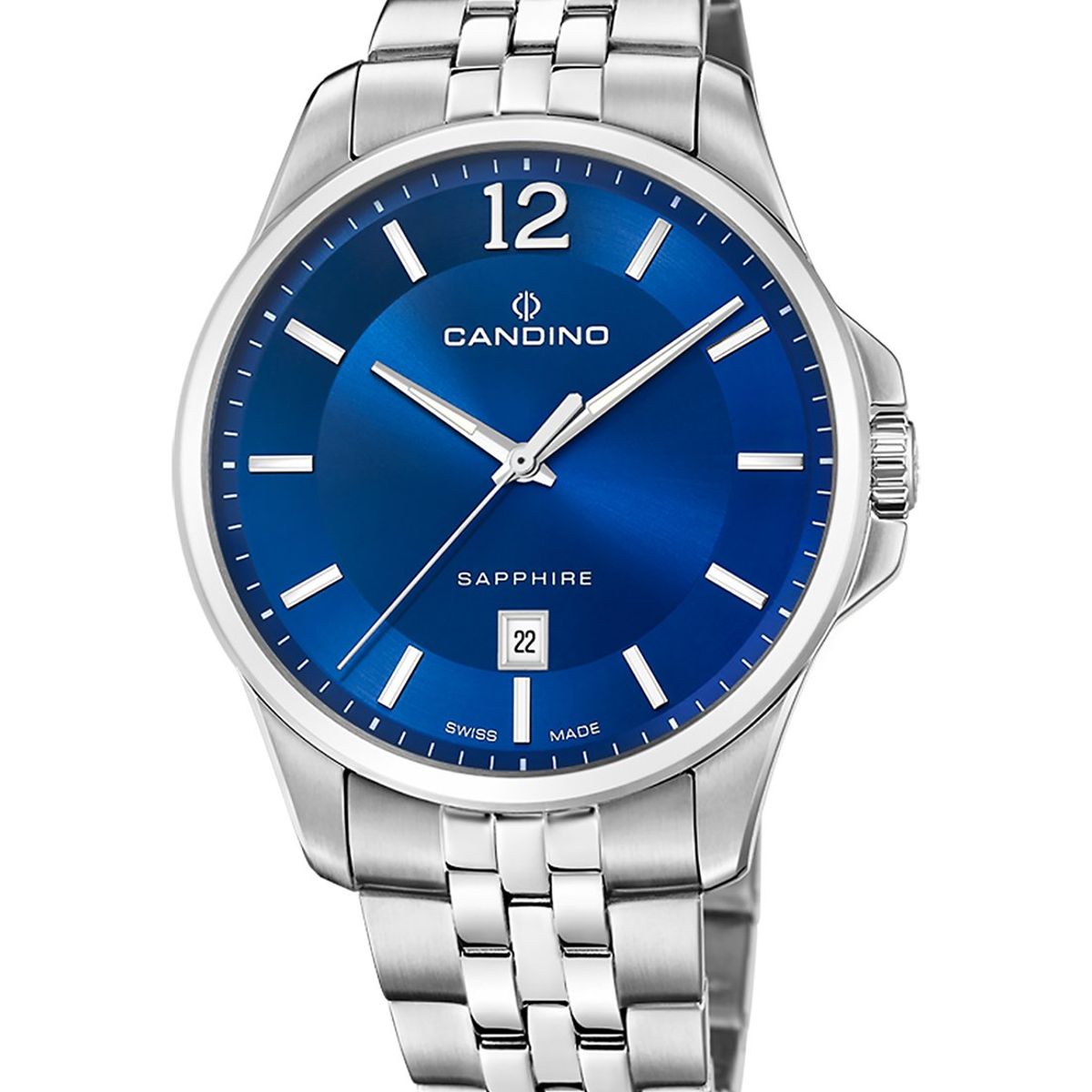 CANDINO - Reloj C4762/2 Candino Swiss Azul Hombre Couples Classic