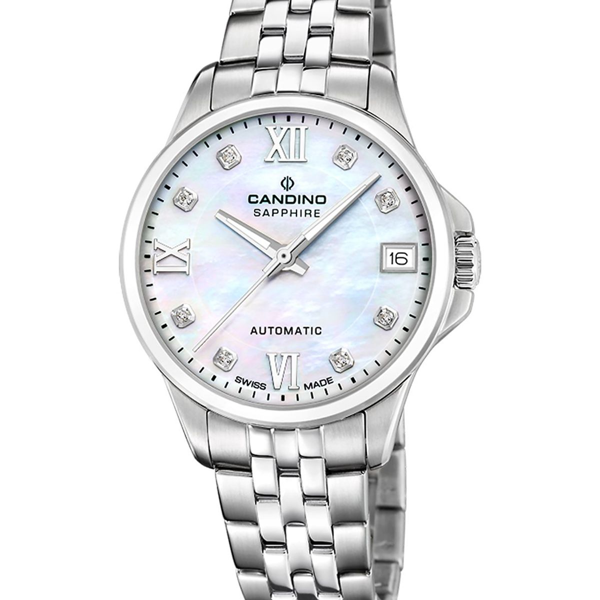 CANDINO - Reloj C4770/1 Candino Swiss Blanco Mujer Automático