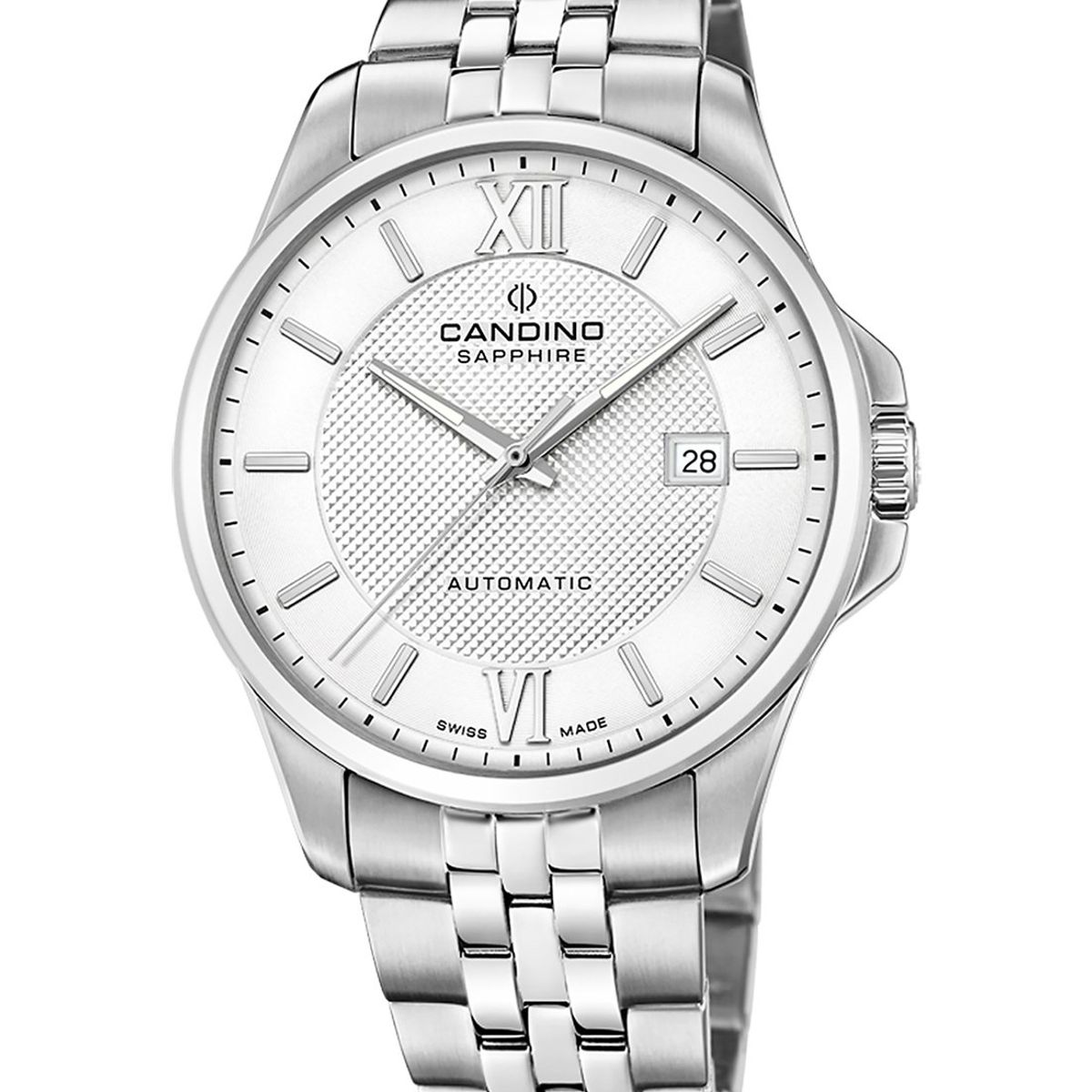 CANDINO - Reloj C4768/1 Candino Swiss Plateado Hombre Autom?tico