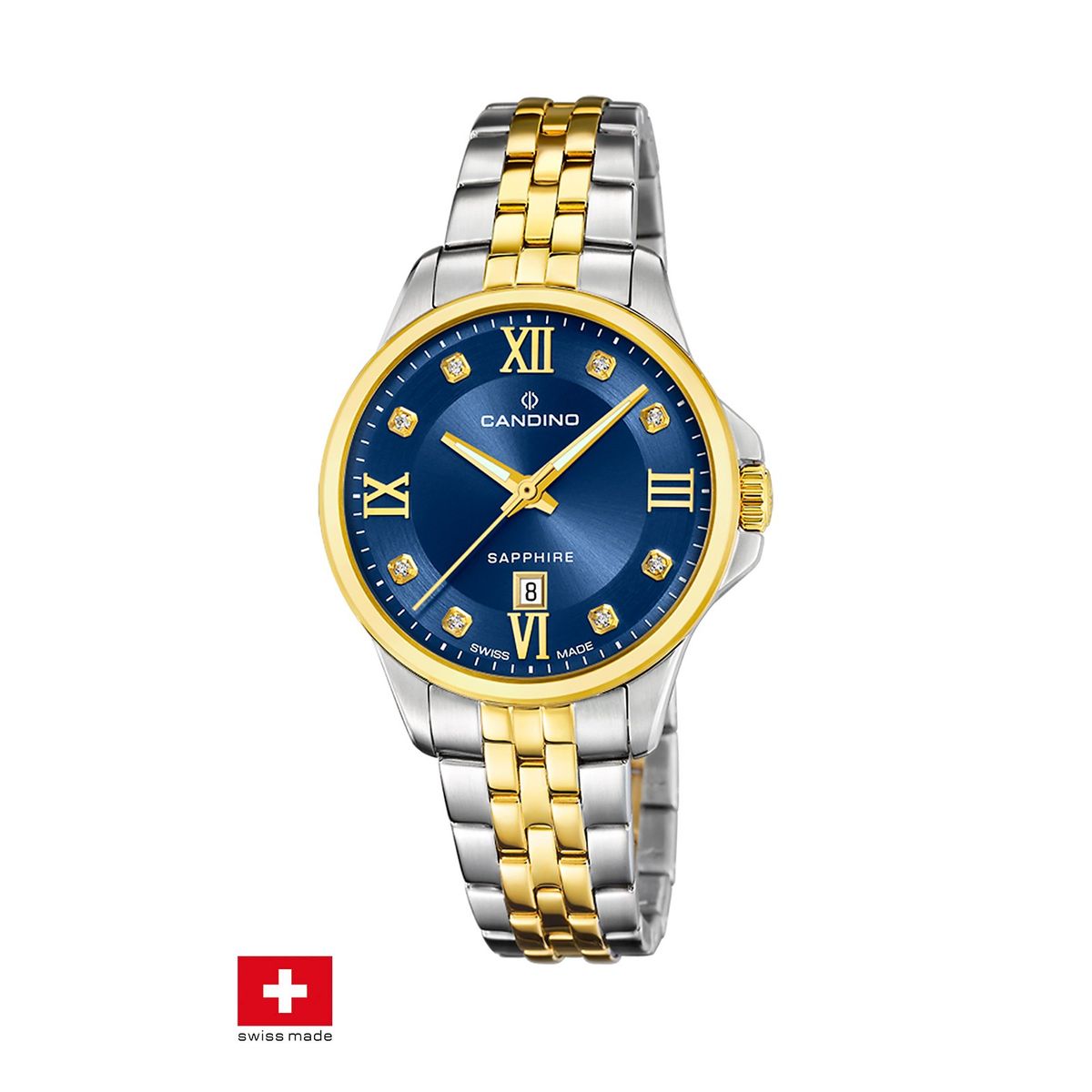CANDINO - Reloj C4767/3 Candino Swiss Plateado Mujer Couples Classic
