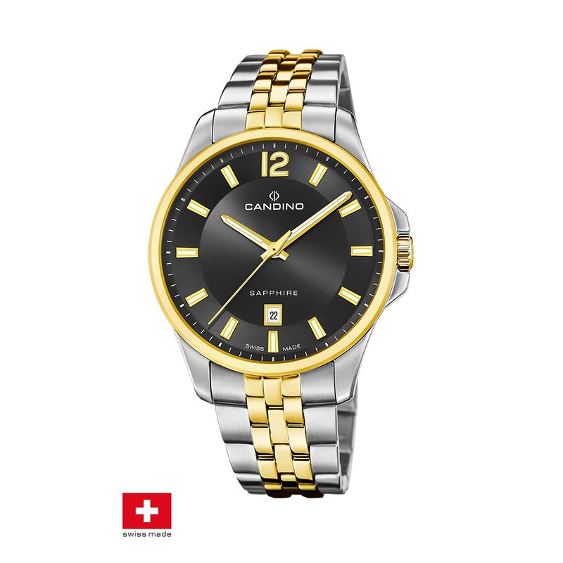 CANDINO - Reloj C4765/4 Candino Swiss Negro Hombre Couples Classic