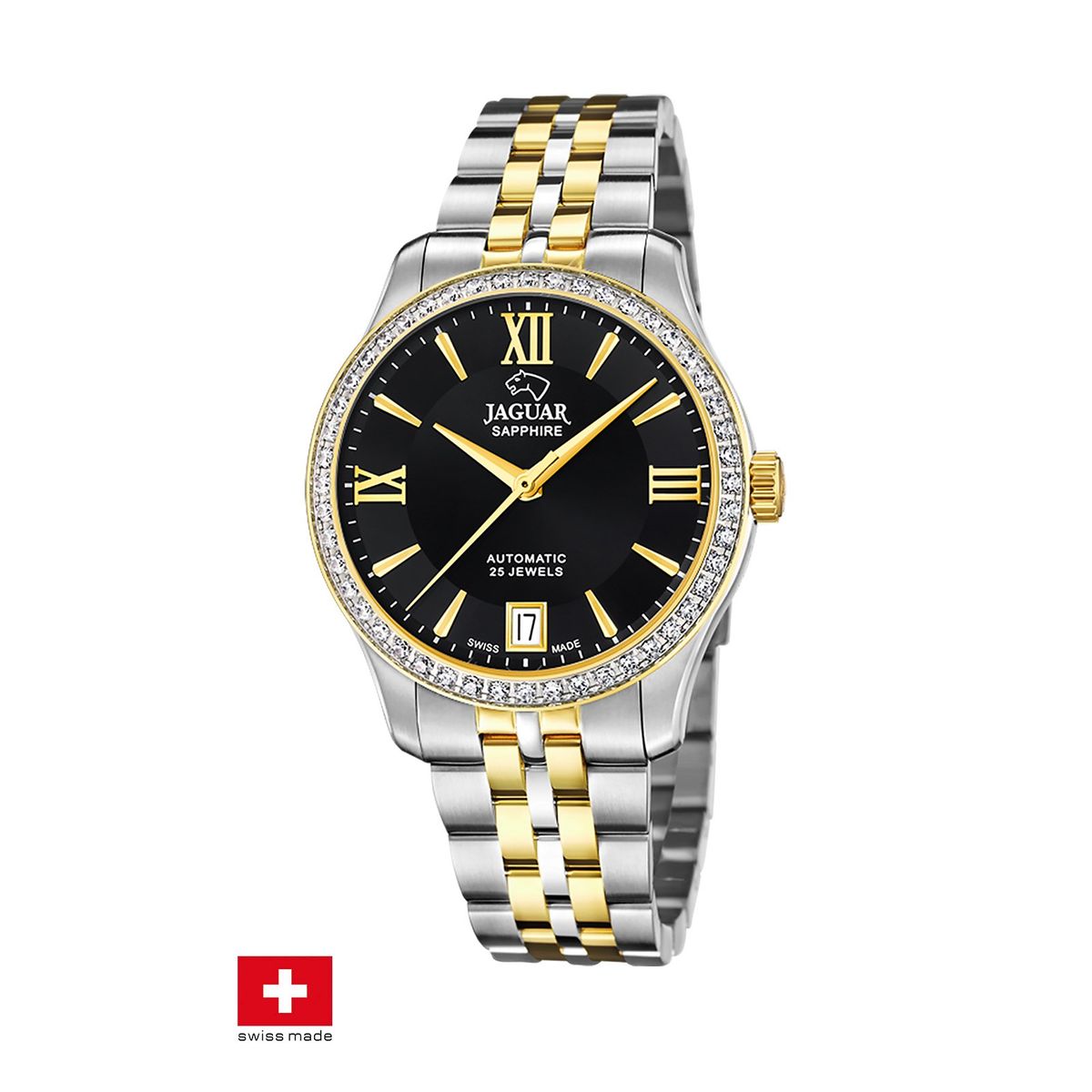 JAGUAR - Reloj J998/2 Jaguar Swiss Negro Mujer Automático