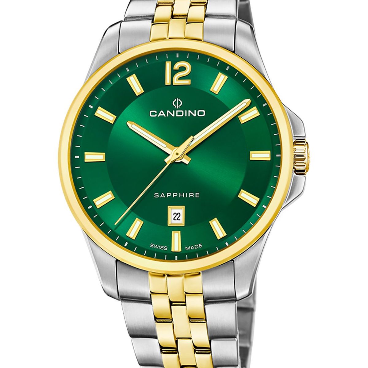 CANDINO - Reloj C4765/3 Candino Swiss Verde Hombre Couples Classic
