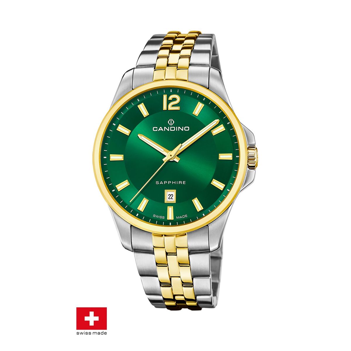 CANDINO - Reloj C4765/3 Candino Swiss Verde Hombre Couples Classic