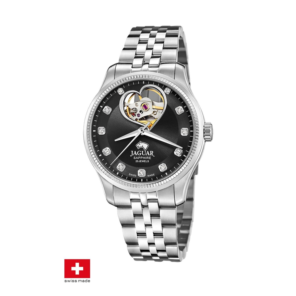 JAGUAR - Reloj J994/3 Jaguar Swiss Negro Mujer Automático