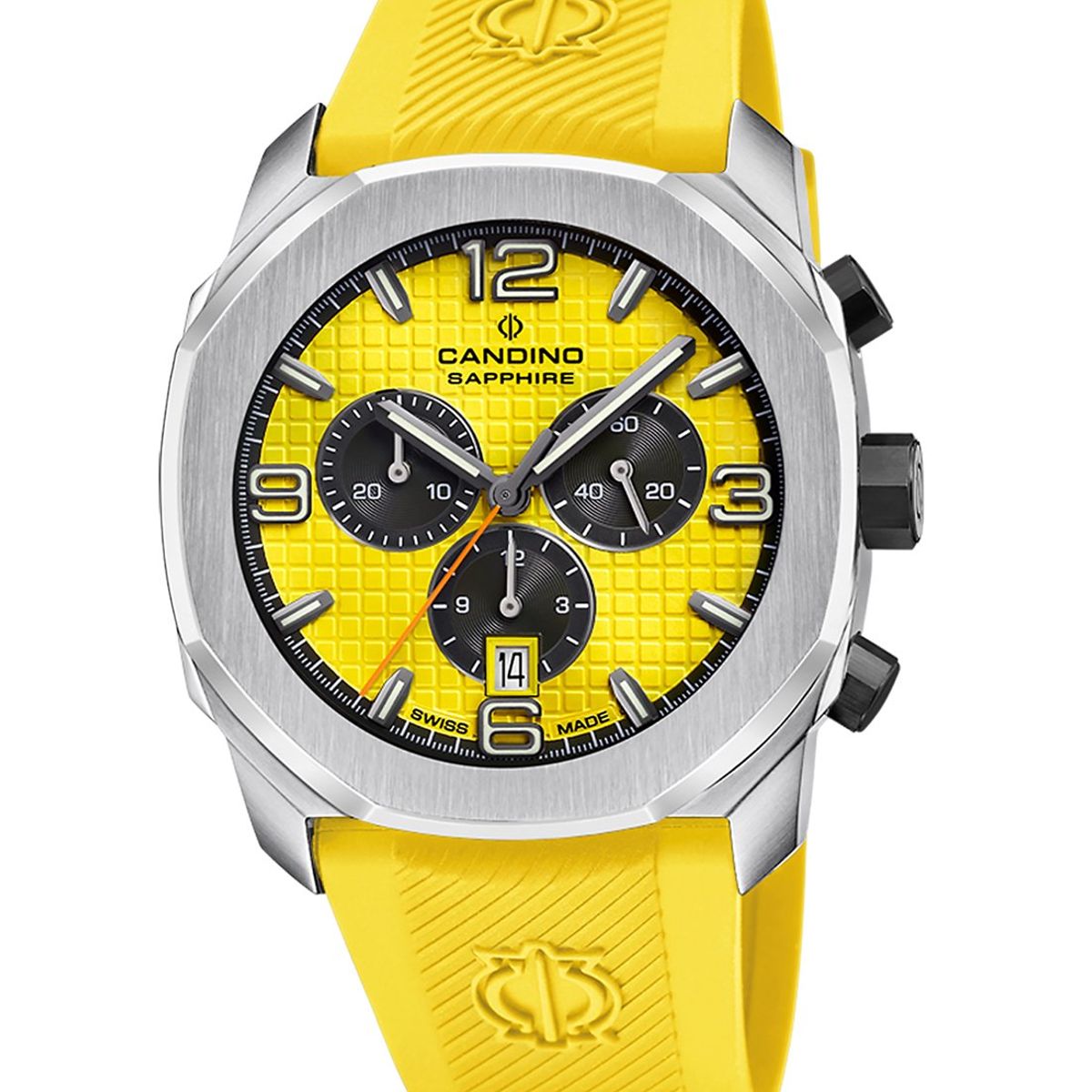 CANDINO - Reloj C4774/1 Candino Swiss Amarillo Hombre Couple Sport