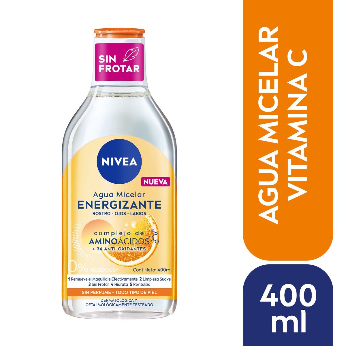 NIVEA - NIVEA Desmaquillante Agua Micelar Energy 400ml