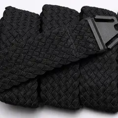 ARCADE BELTS - Futureweave Negro cinturón elasticado de talla ajustable