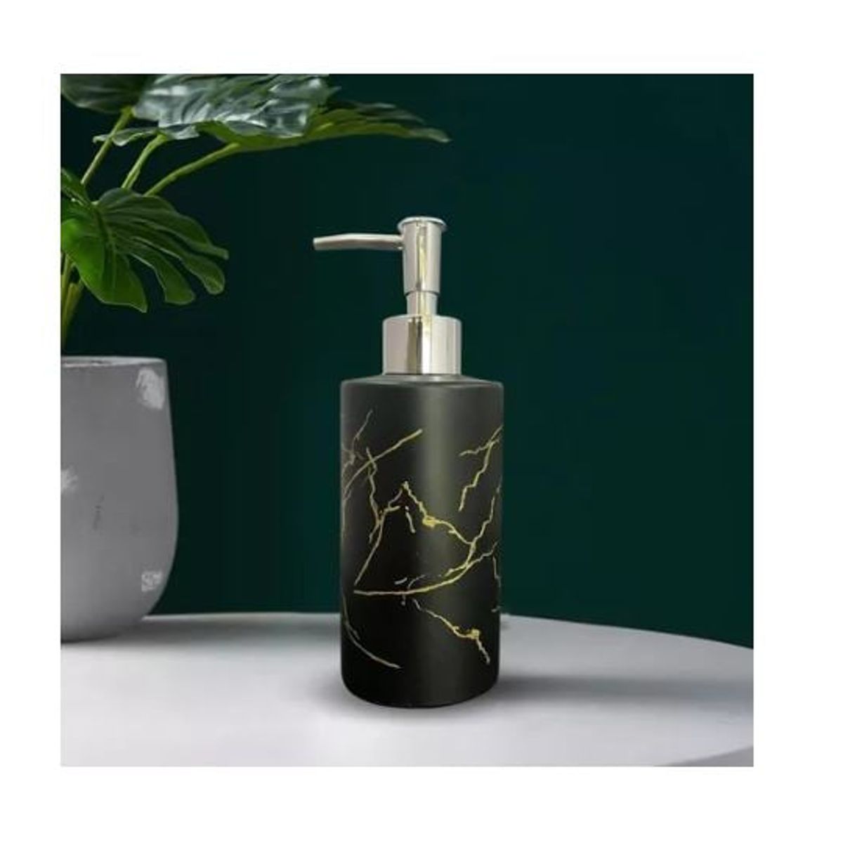 GENERICO - Dispensador De Jabón Cerámica 400 Ml. Jabonera