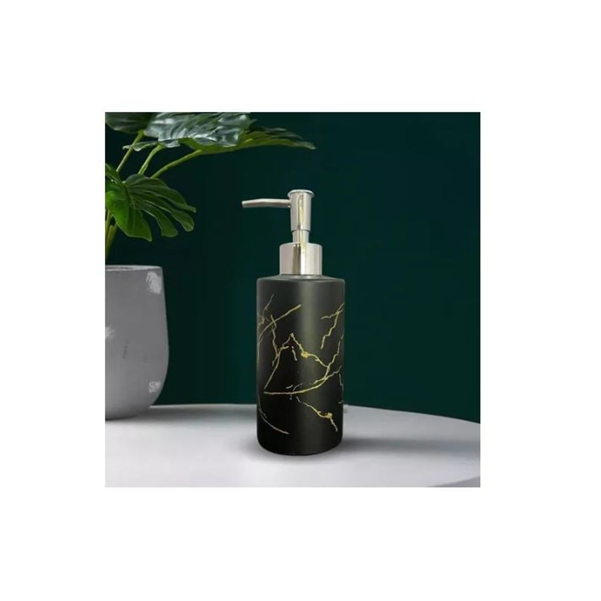 GENERICO - Dispensador De Jabón Cerámica 400 Ml. Jabonera