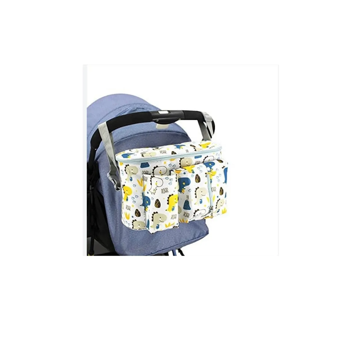 GENERICO - Bolso organizador coche bebe Grande Diseño Dinosaurio Unisex