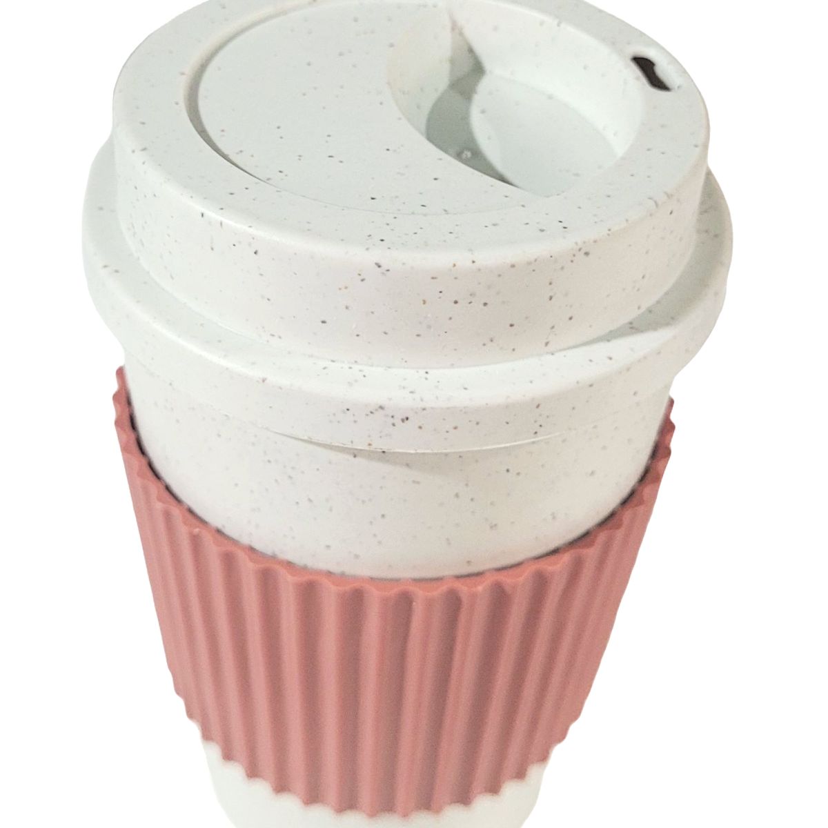 GENERICO - pack 3 unidades Vaso, Mug café plástico duro con protección agarre