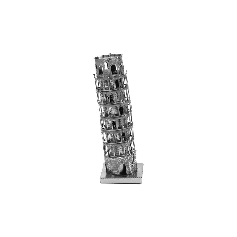 GENERICO - Puzzle 3d Metálico - Torre Inclinada De Pisa - Italia