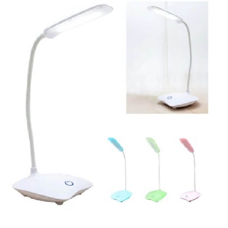 GENERICO - Lampara De Escritorio LED Inalambrica Recargable Touch Blanca
