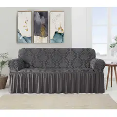 GENERICO - Funda de Sillón 3 cuerpo estilo turco con relieve