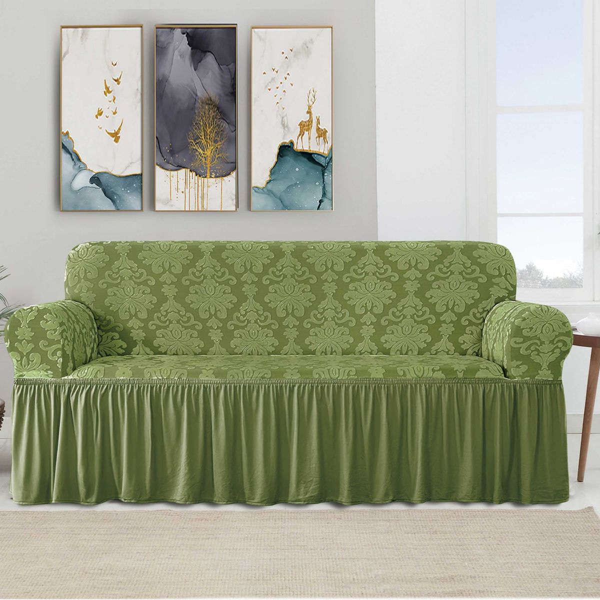 GENERICO - Funda de Sillón 3 cuerpo estilo turco con relieve