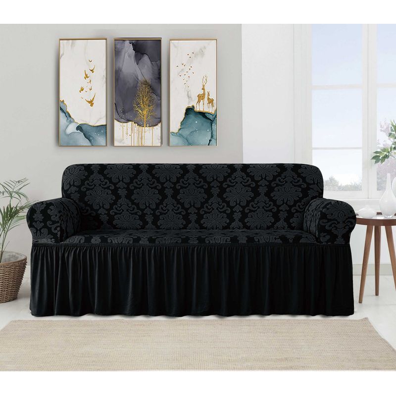 GENERICO - Funda de Sillón 3 cuerpo estilo turco con relieve