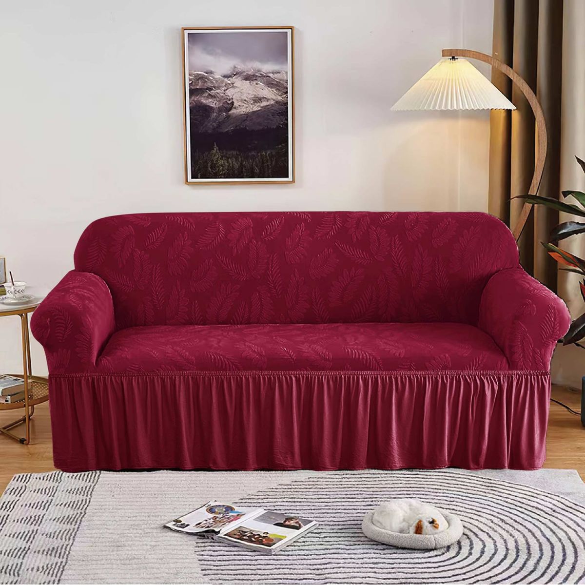 GENERICO - Funda de Sillón 3 cuerpo estilo turco con relieve