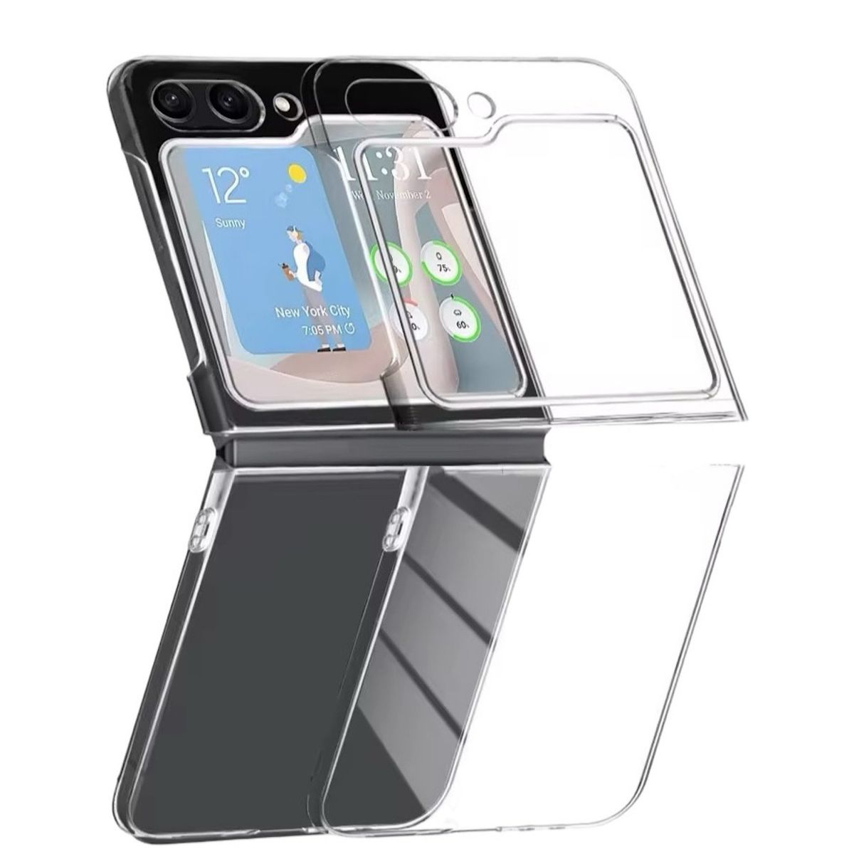 GENERICO - Carcasa Transparente Para Samsung Z Flip 6