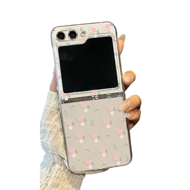 GENERICO - Carcasa Transparente Con Diseño Para Samsung Z Flip 6