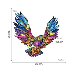 SOLEIO - Rompecabezas Puzzle De Madera 200 Piezas Aguila